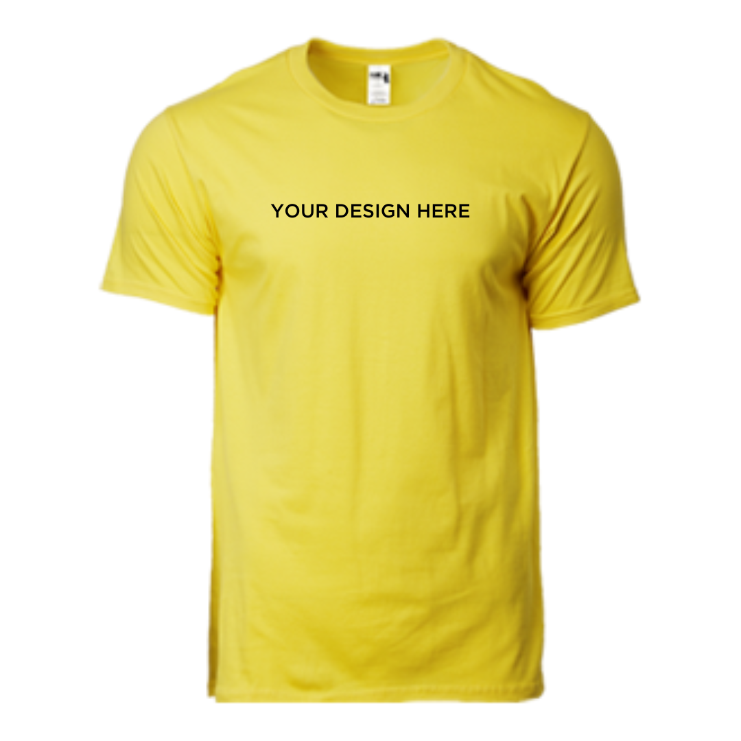 Gildan Heavyweight HA00 | Adult Round Neck T-Shirt | 210gsm Ring Spun Cotton | Yellow