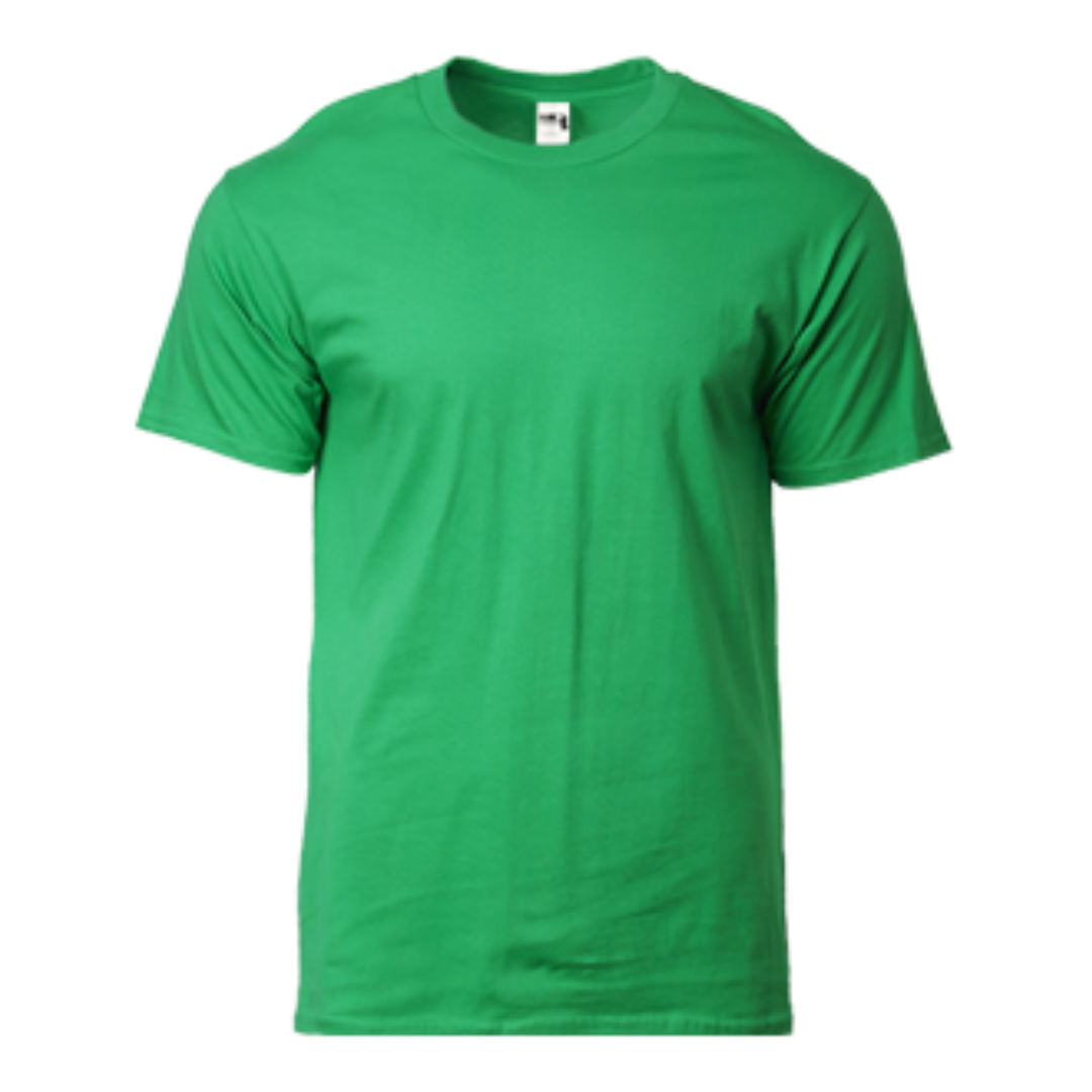 Gildan Heavyweight HA00 | Adult Round Neck T-Shirt | 210gsm Ring Spun Cotton | Green - Image 2