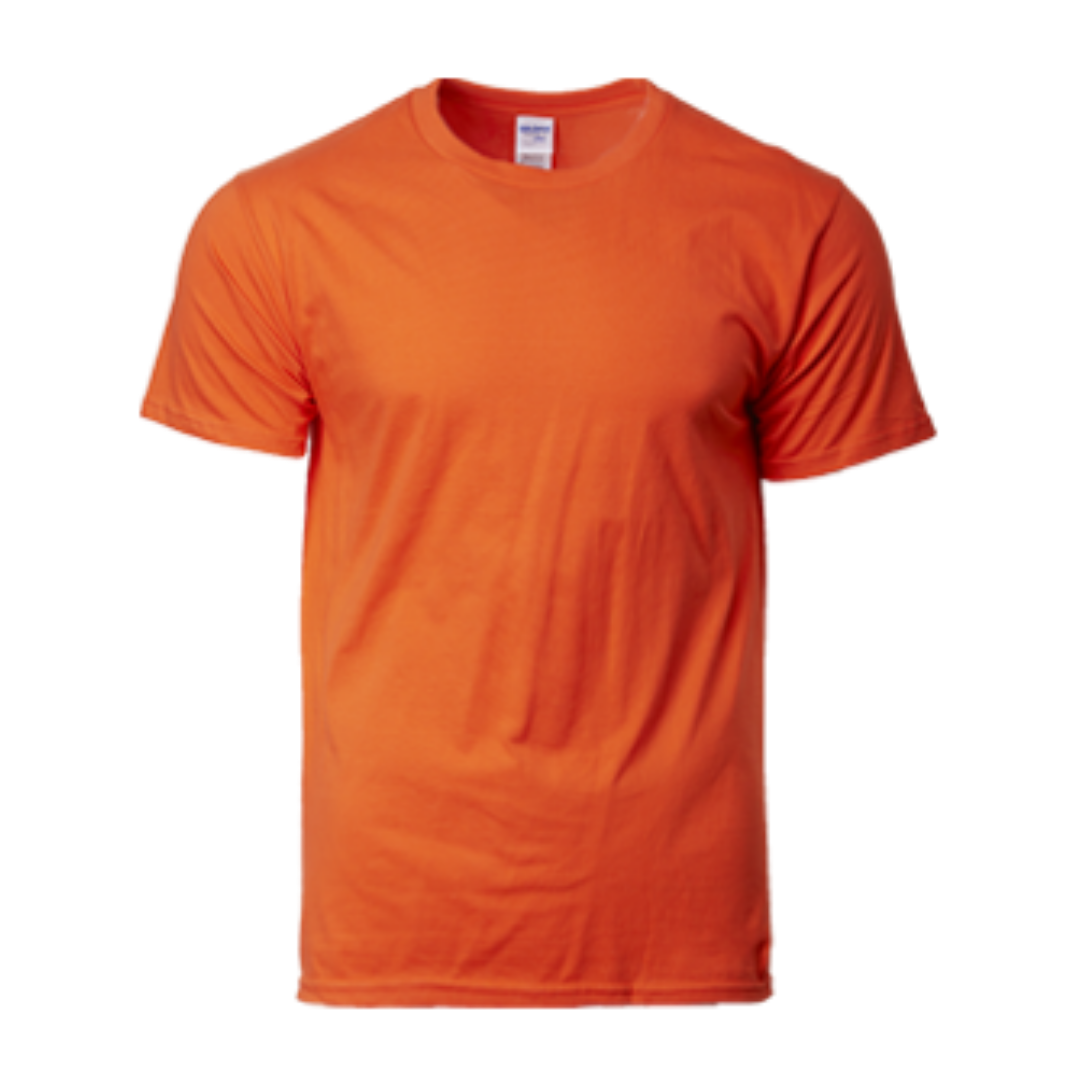 Gildan Premium Cotton 76000 | Adult Round Neck T-Shirt | 180gsm Ring-Spun Cotton | Orange - Image 2