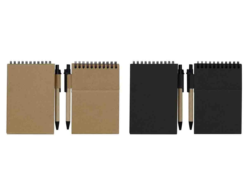 SCRIBBLE - Eco Notepad Set - Brown - Image 3
