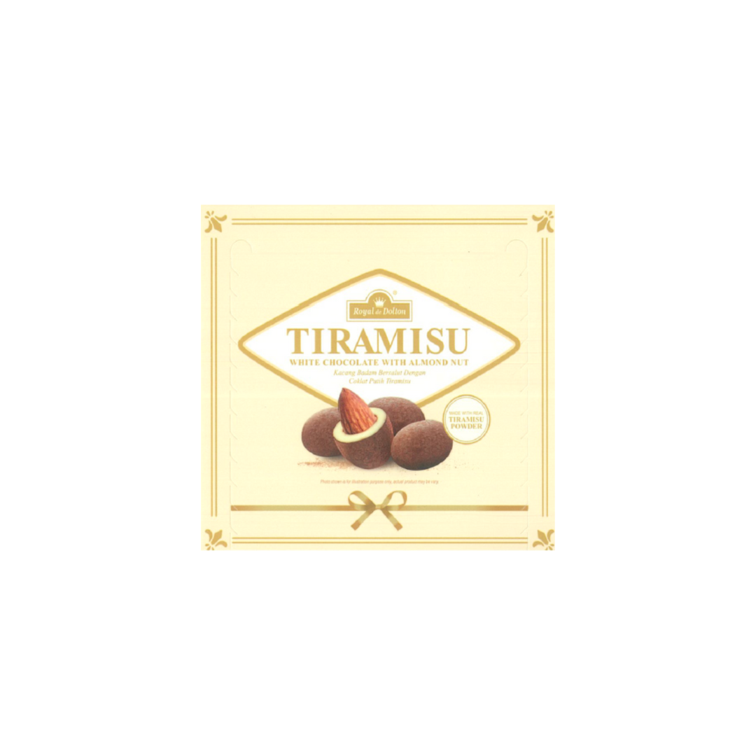 Tiramisu White Chocolate With Almond Nut (70g)