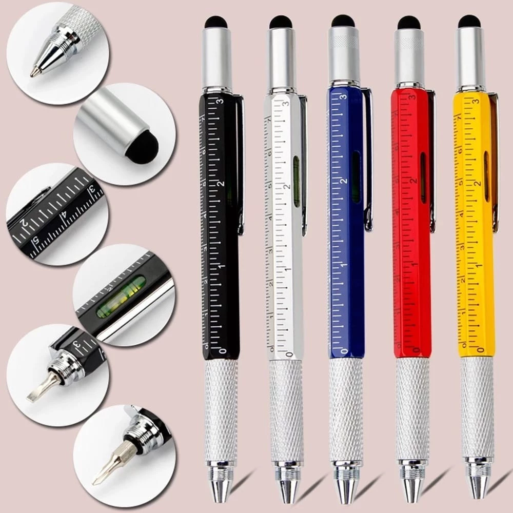 PENX 7 In1 Multifunction Pen Red - Image 2