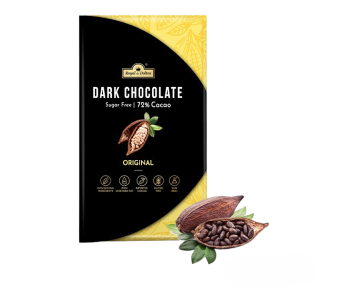 Sugar Free 72% Dark Chocolate (90g)