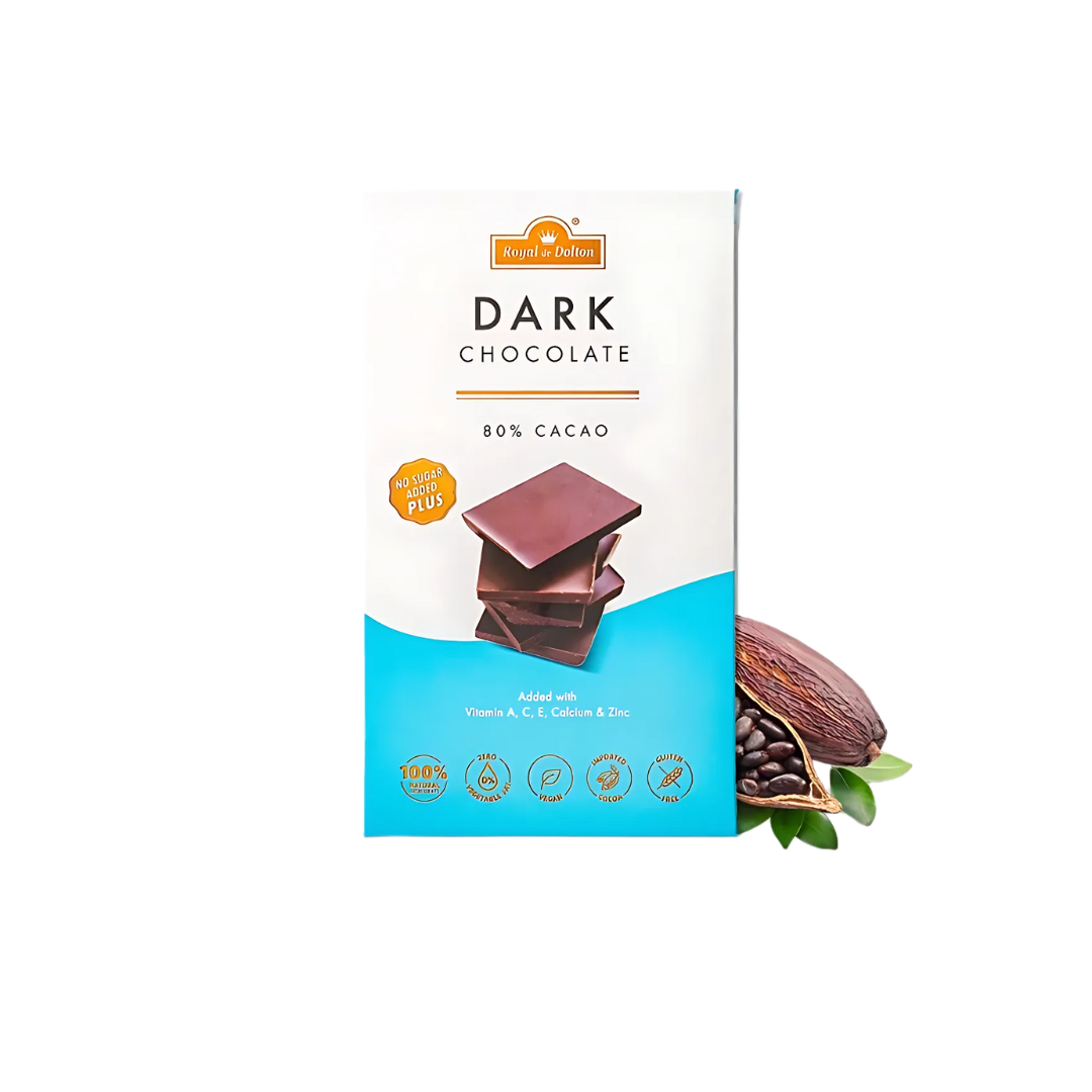 Sugar Free Plus 80% Dark Chocolate (With Premix Vitamin) (80g)