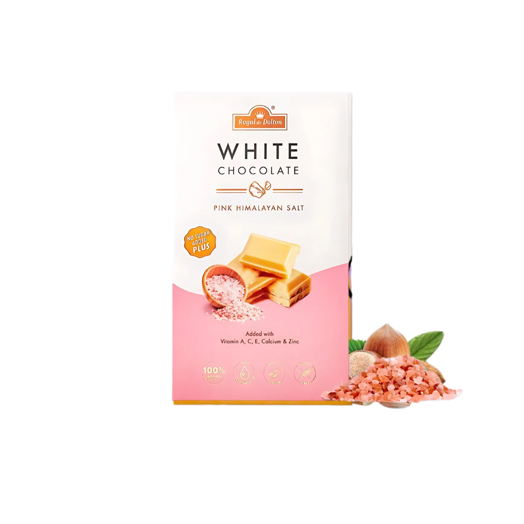 Sugar Free Plus Himalayan Salt White Chocolate (With Premix Vitamin) (80g)
