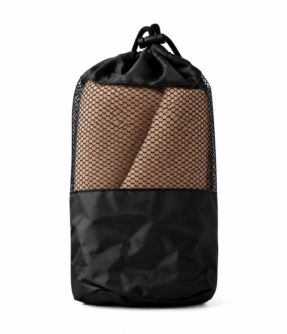 LOOM+ Pure Cotton Towel with Drawstring Pouch 3 (740x340) - 100g Brown