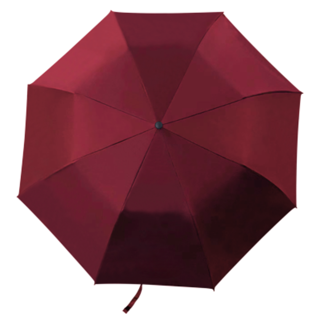27″ Auto-Open Premium Black Coated Umbrella - Red - Image 4