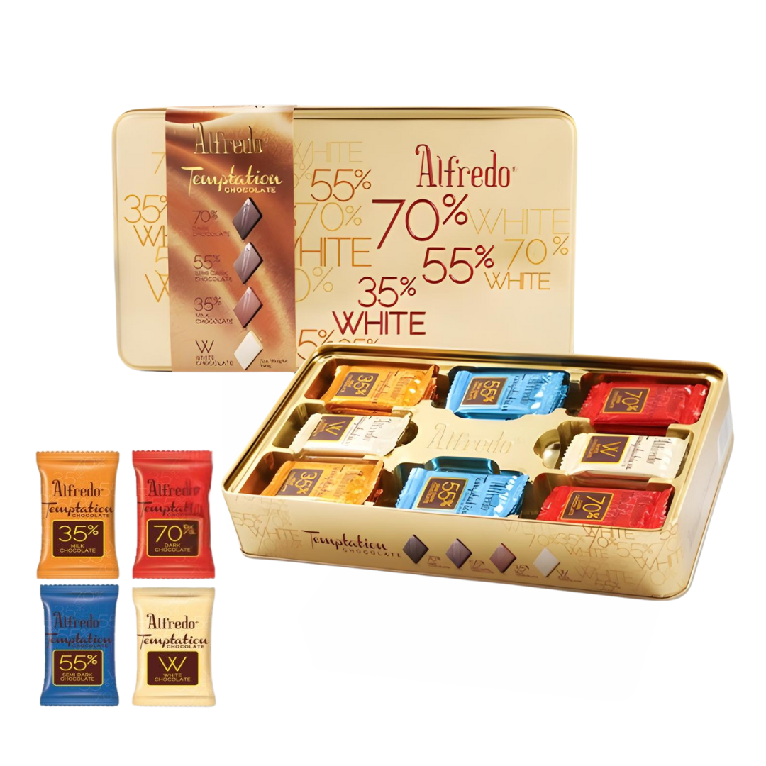 Alfredo Temptation 70%, 55%,35% & White 160G