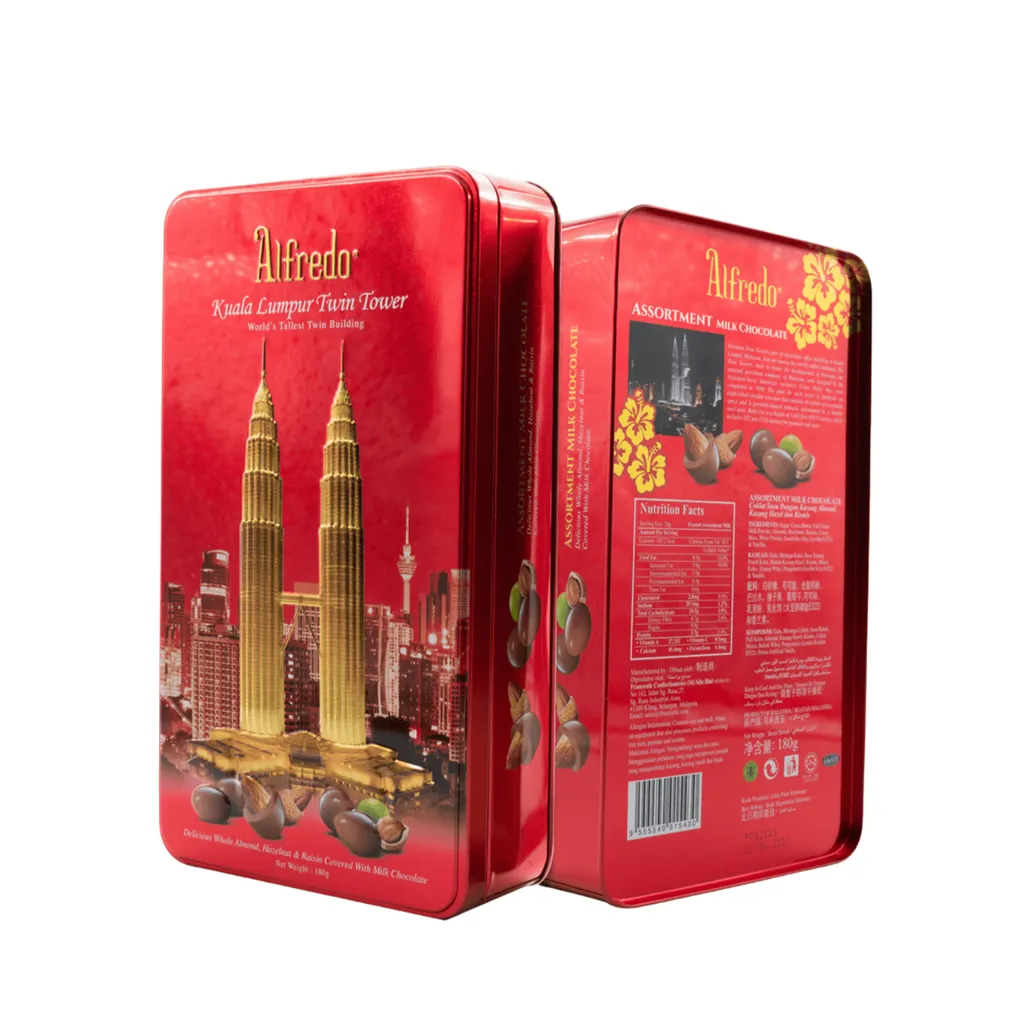Alfredo Tin KLCC Twin Tower Assortment Milk 180G Red