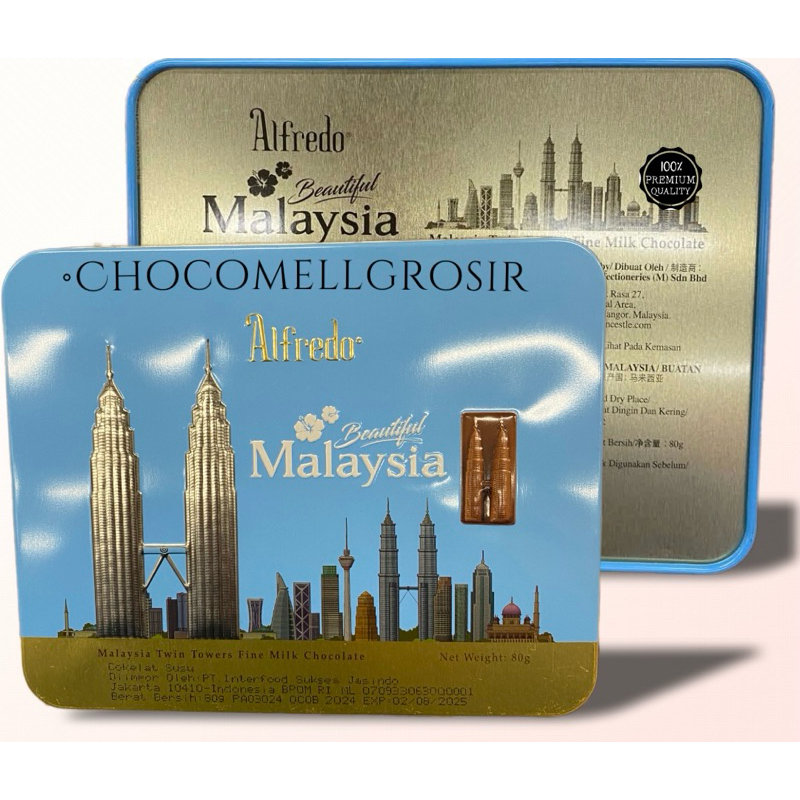Alfredo Tin KLCC Twin Tower Milk 80G