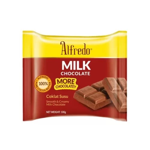 Alfredo Milk Chocolate Bar 100G