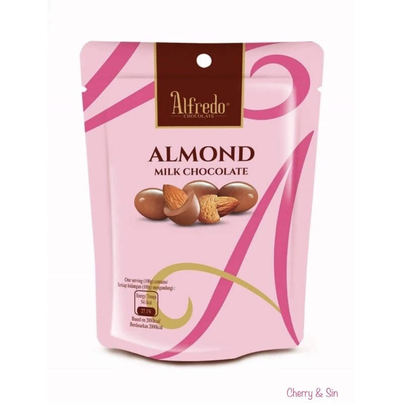 Alfredo Almond Milk Chocolate Bar 30G