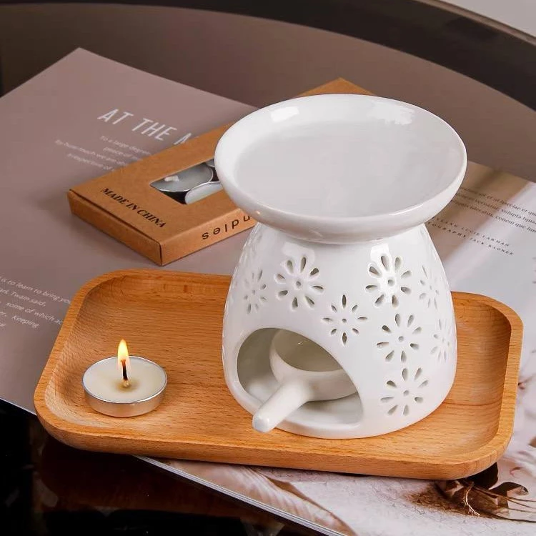 Ceramic Aroma Burner – Wax Melt & Essential Oil Warmer