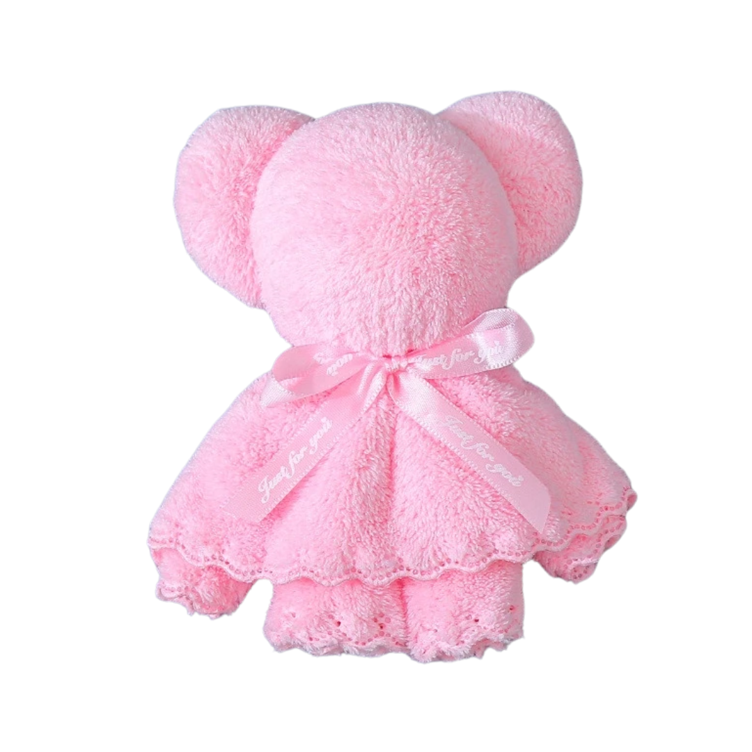 Face Towel – Teddy Bear Shape (30x30cm)