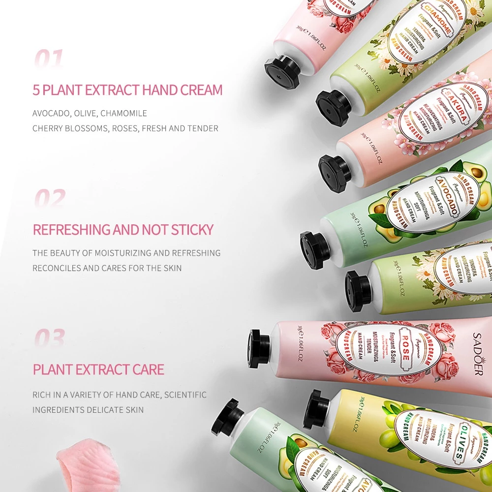 SADOER Peach Moisturizing Hand Cream (30g)