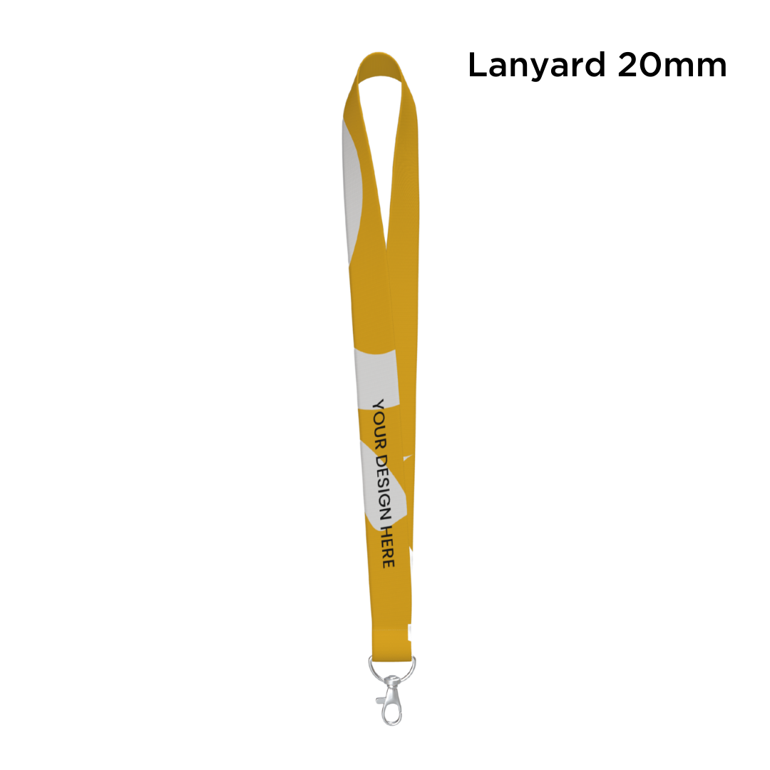 Custom Lanyards Full Colour 2 Side Print 20mm