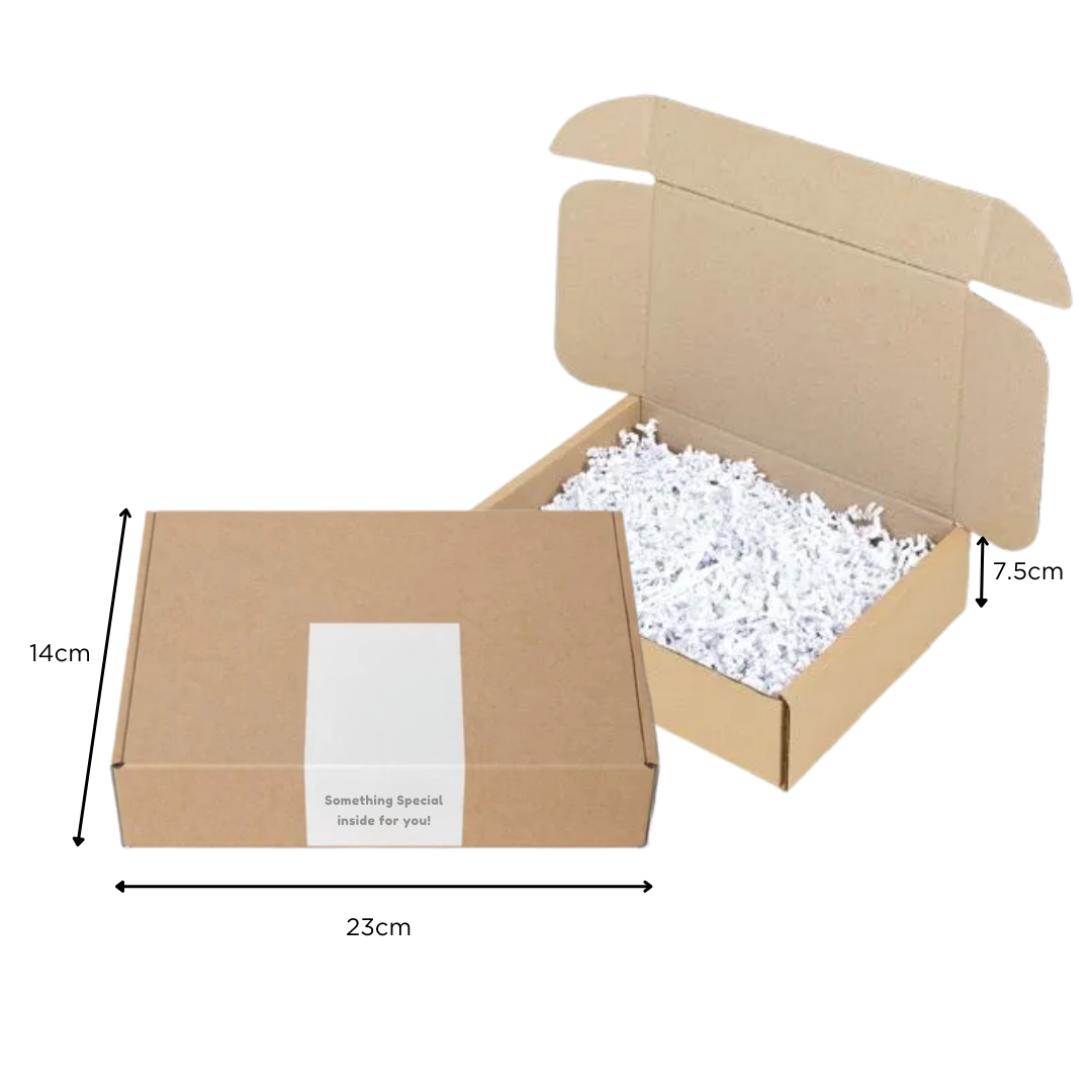 Kraft Mailer Box Packaging Set (23cmx14cmx7.5cm)