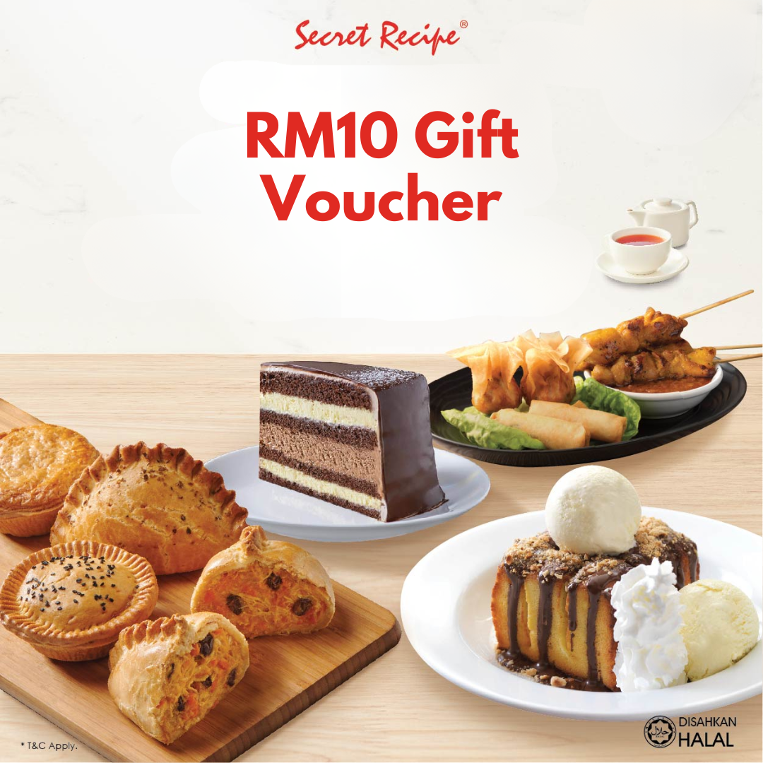 Secret Recipe Gift Voucher (RM10)
