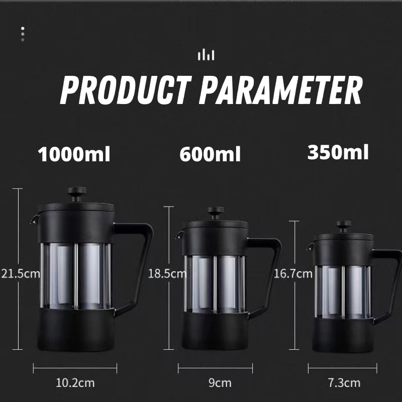 Mini French Press Coffee Maker 350ml