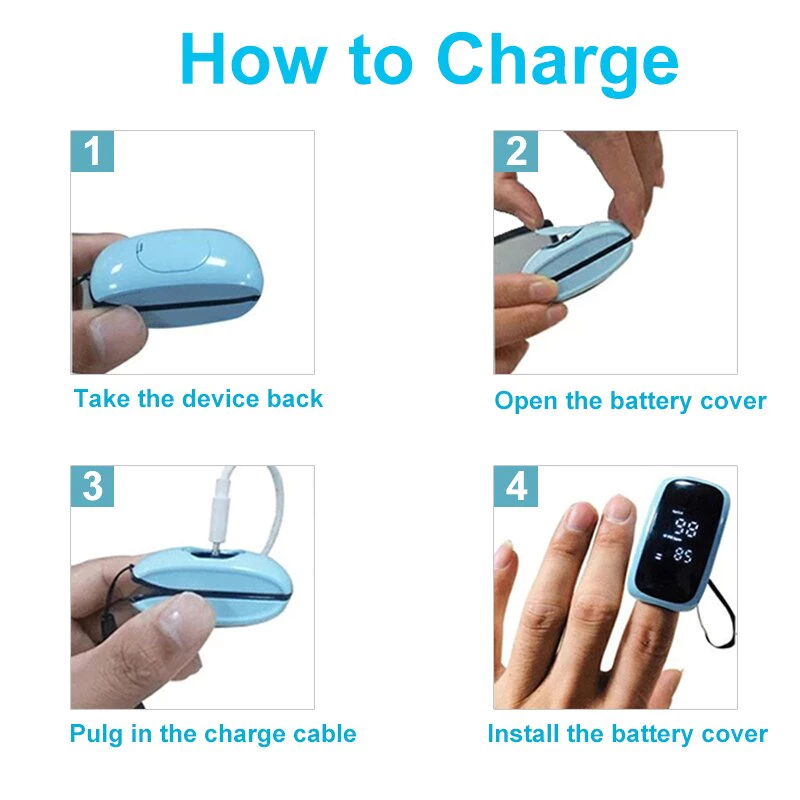 Pulse Oximeter Blue