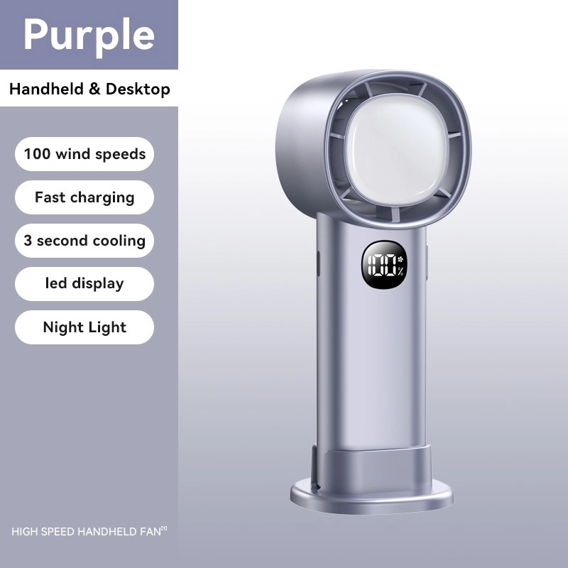 FANNY handheld fan Purple