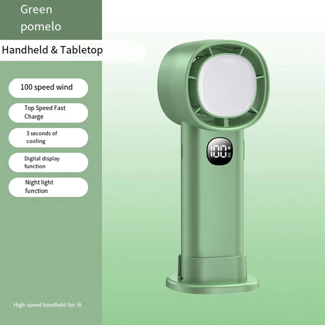 FANNY handheld fan Green