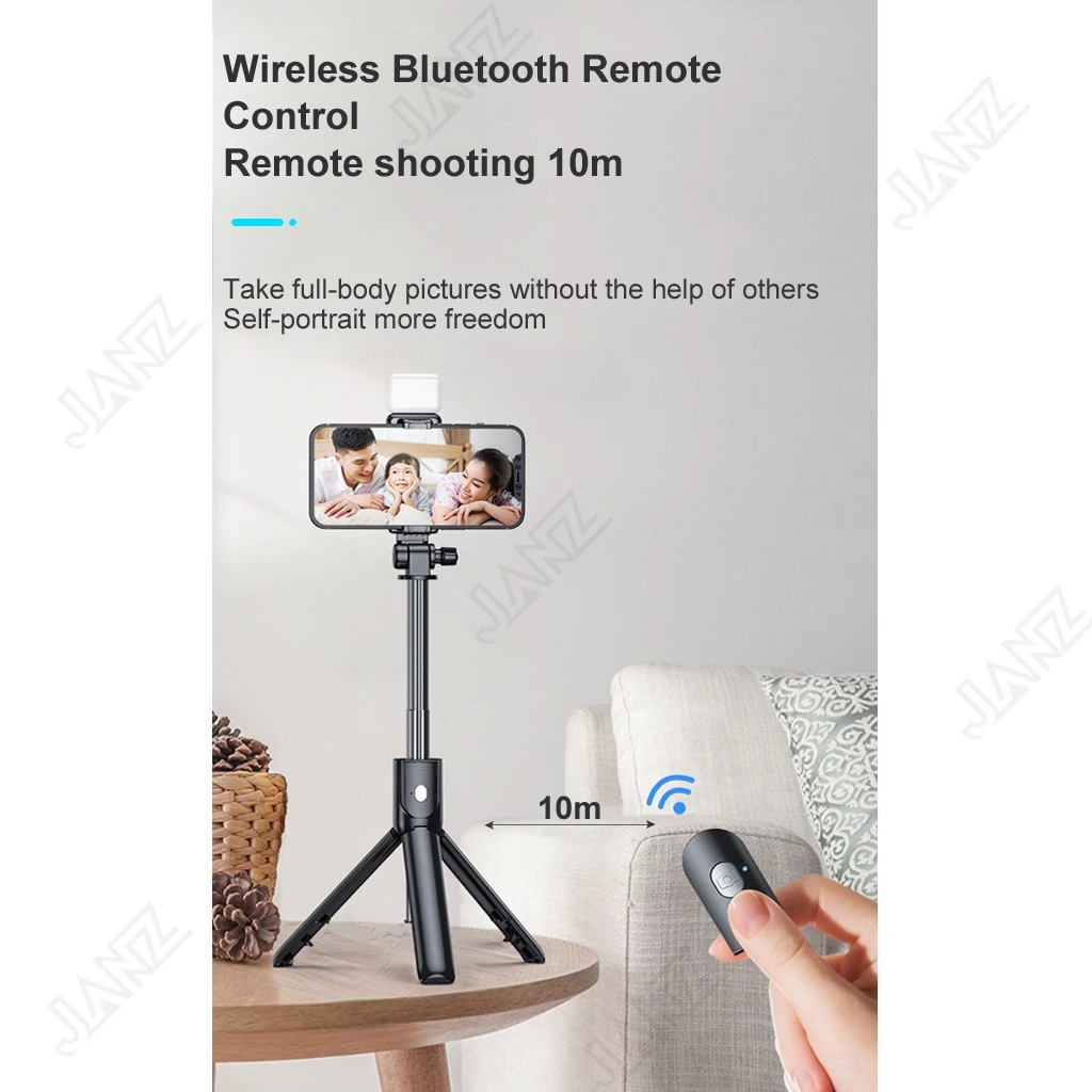 SNAPR Tripod Selfie Stick with Light Pink