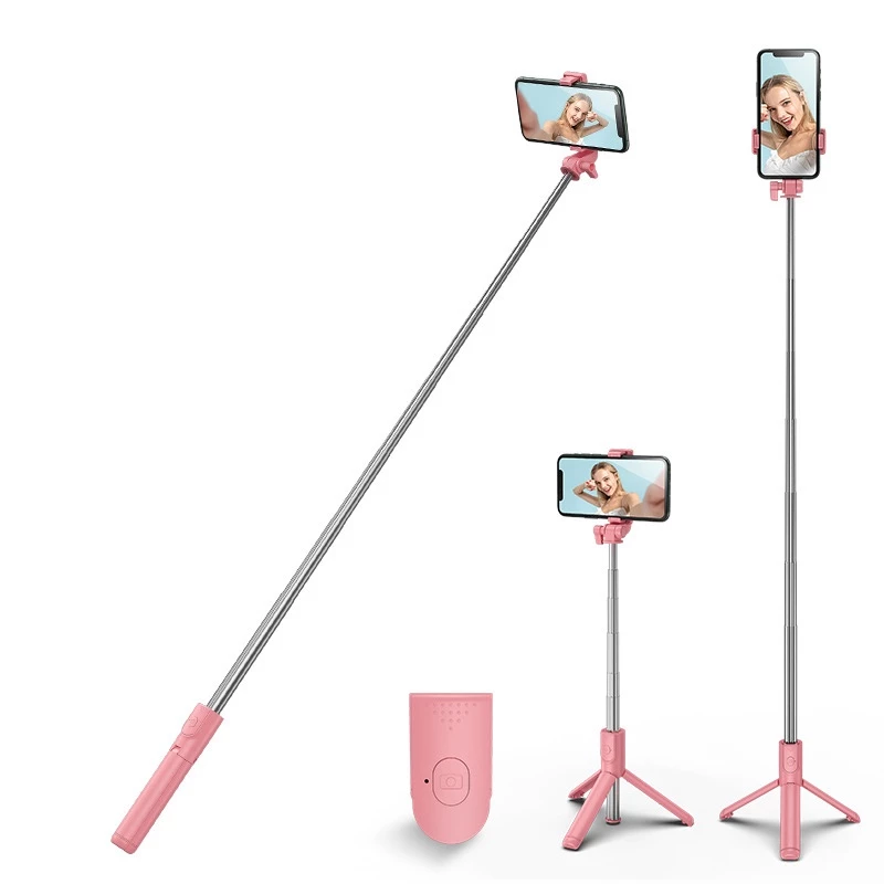 SNAPR Tripod Selfie Stick NO Light Pink