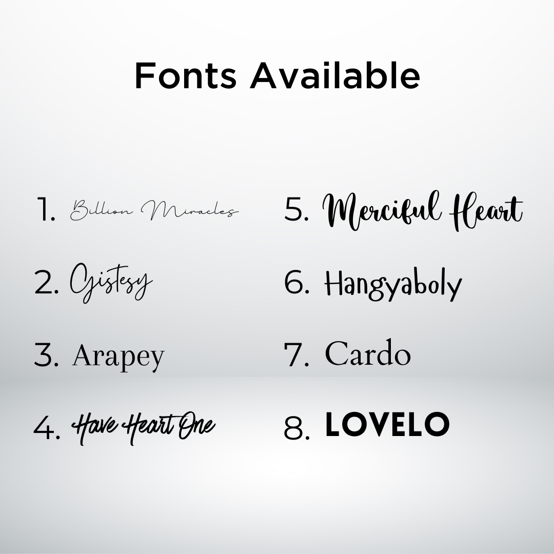 Name Personalisation