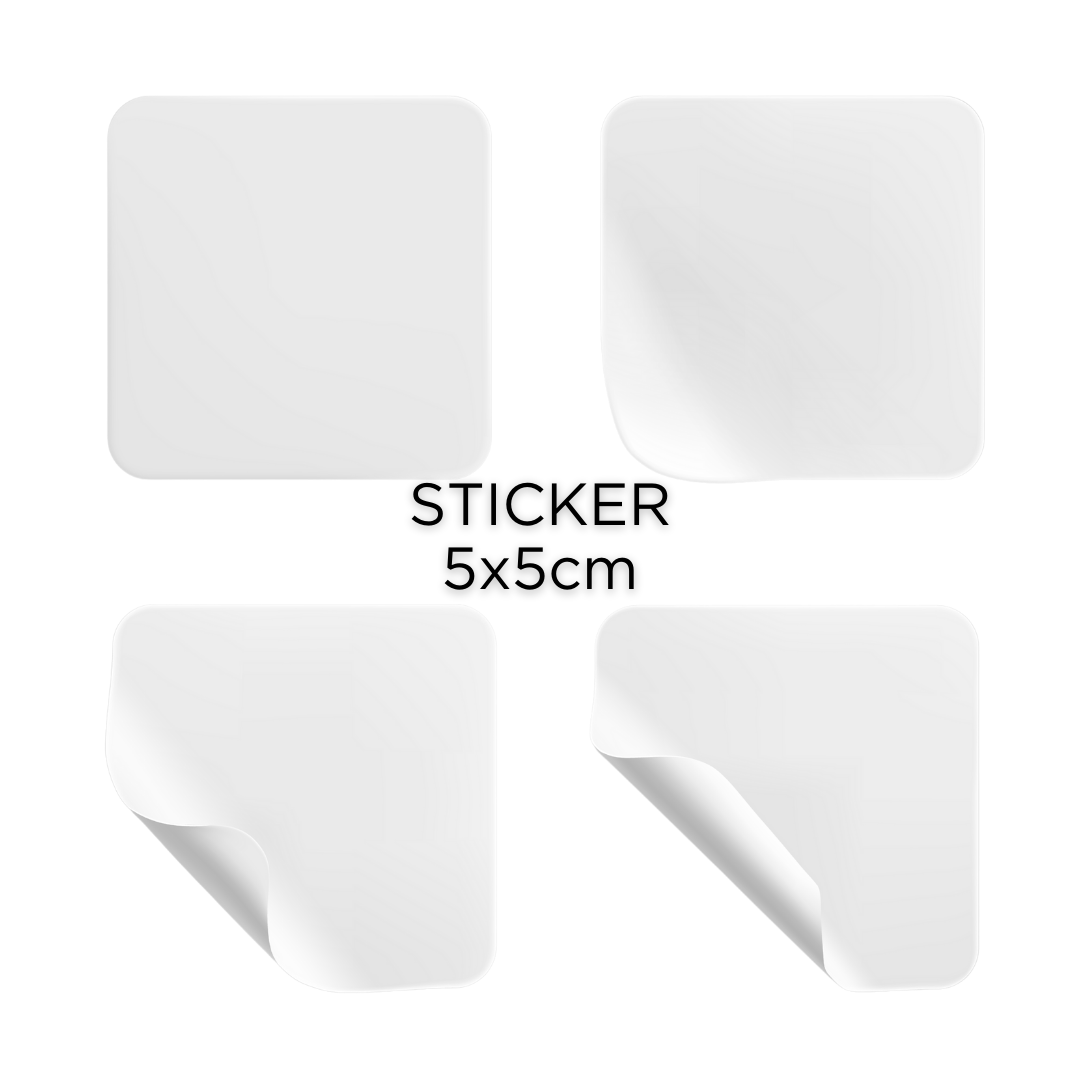 Small Sticker within 5x5cm