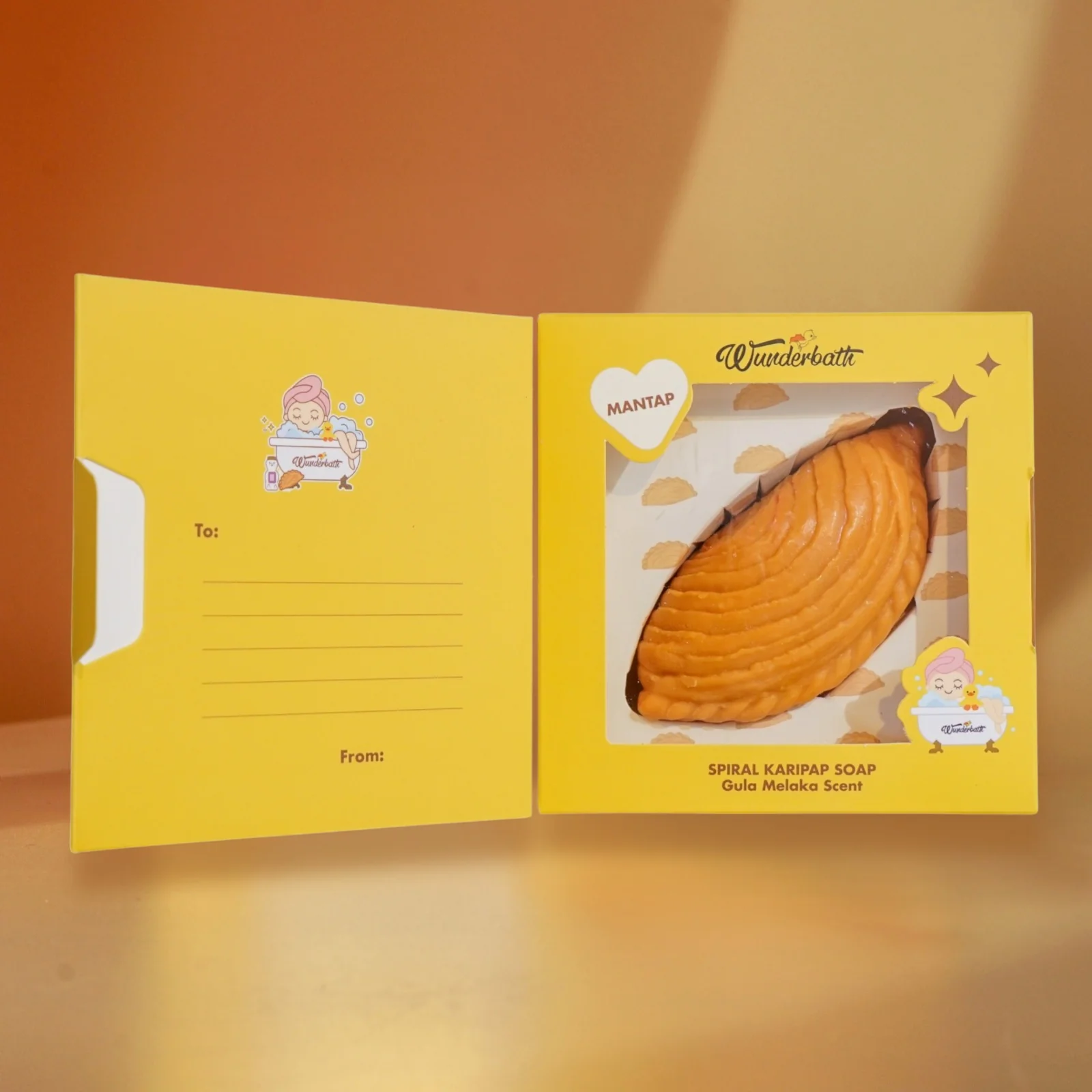 WUNDERBATH Karipap Spiral Soap