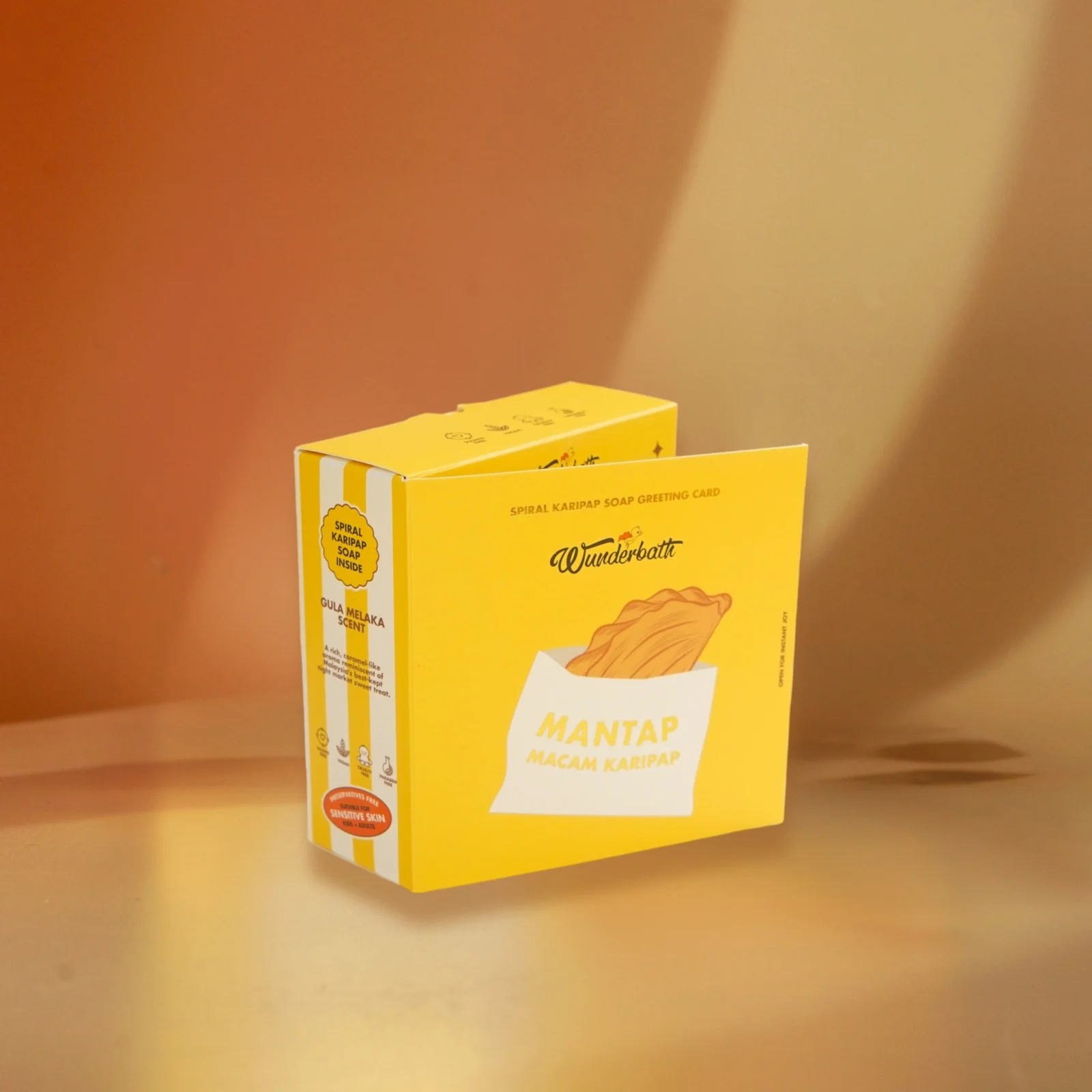 WUNDERBATH Karipap Spiral Soap
