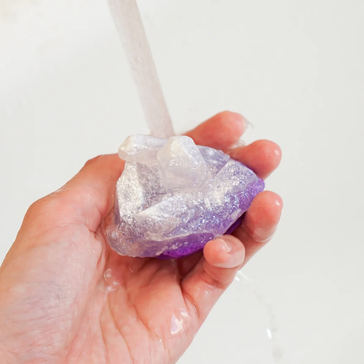 WUNDERBATH Amethyst Crystal Gem Soap Set