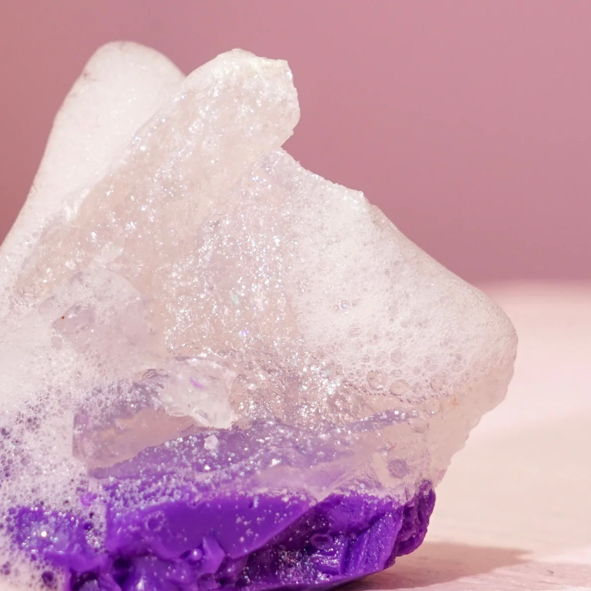 WUNDERBATH Amethyst Crystal Gem Soap Set