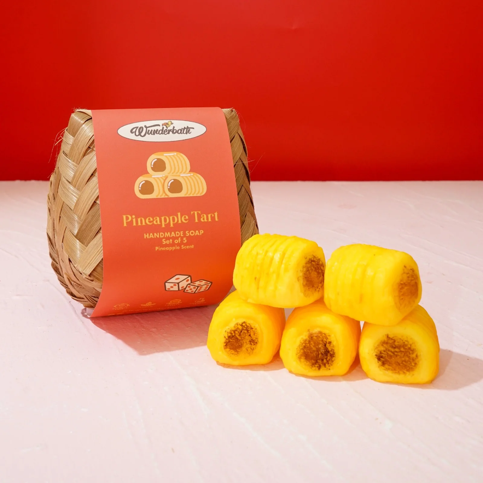 WUNDERBATH Pineapple Tart Soap Set