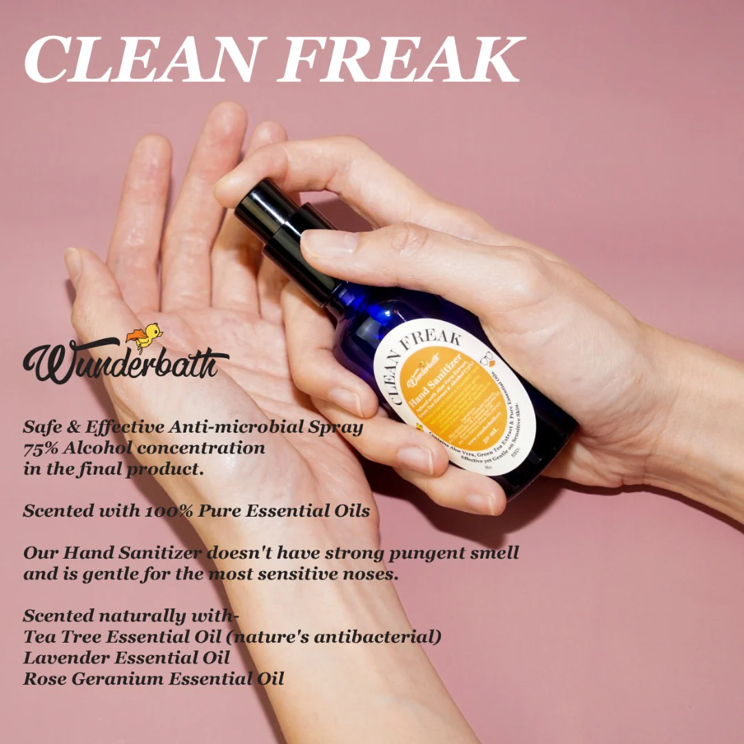WUNDERBATH Clean Freak Hand Sanitizer