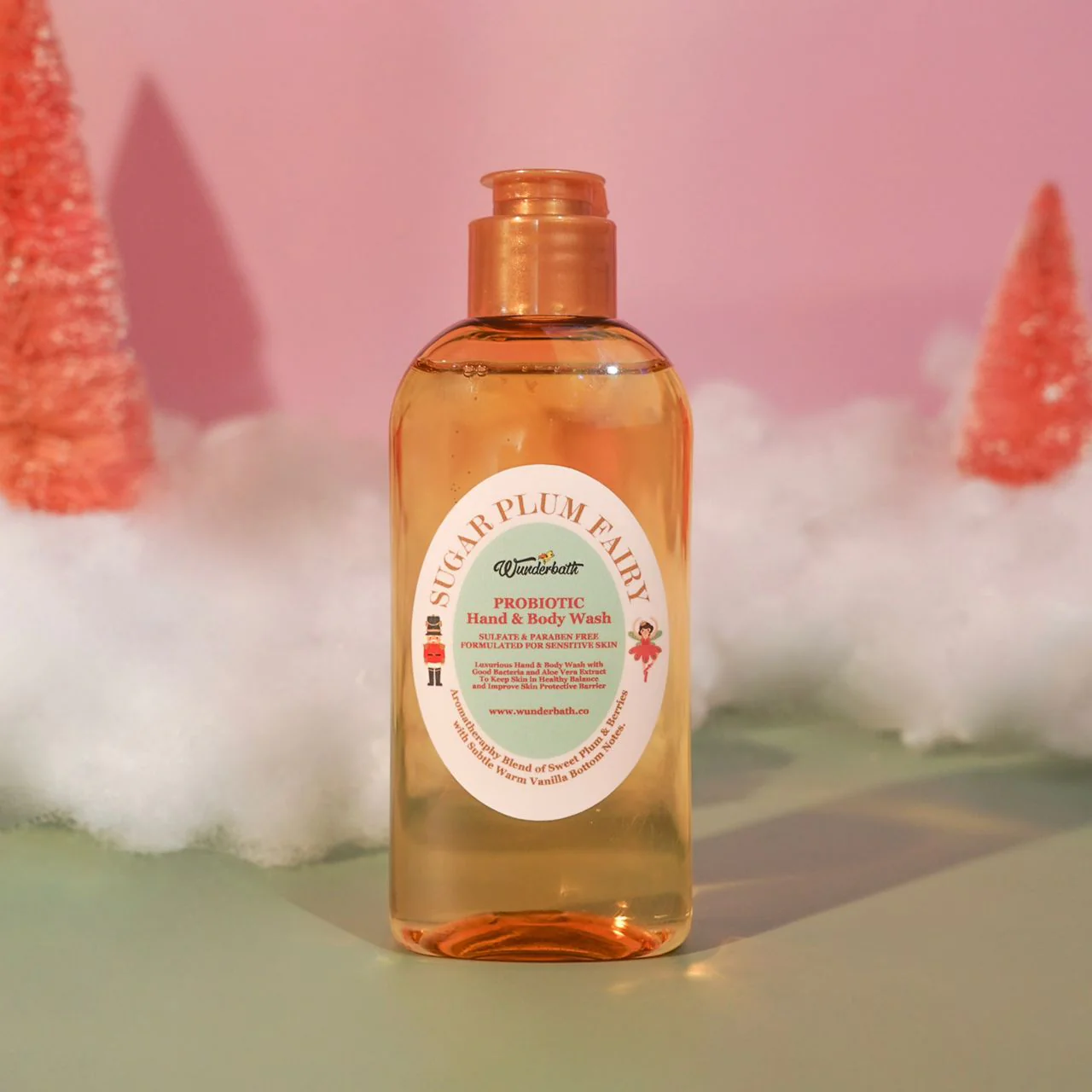 WUNDERBATH Sugar Plum Fairy Probiotic Soap Gel (112g)