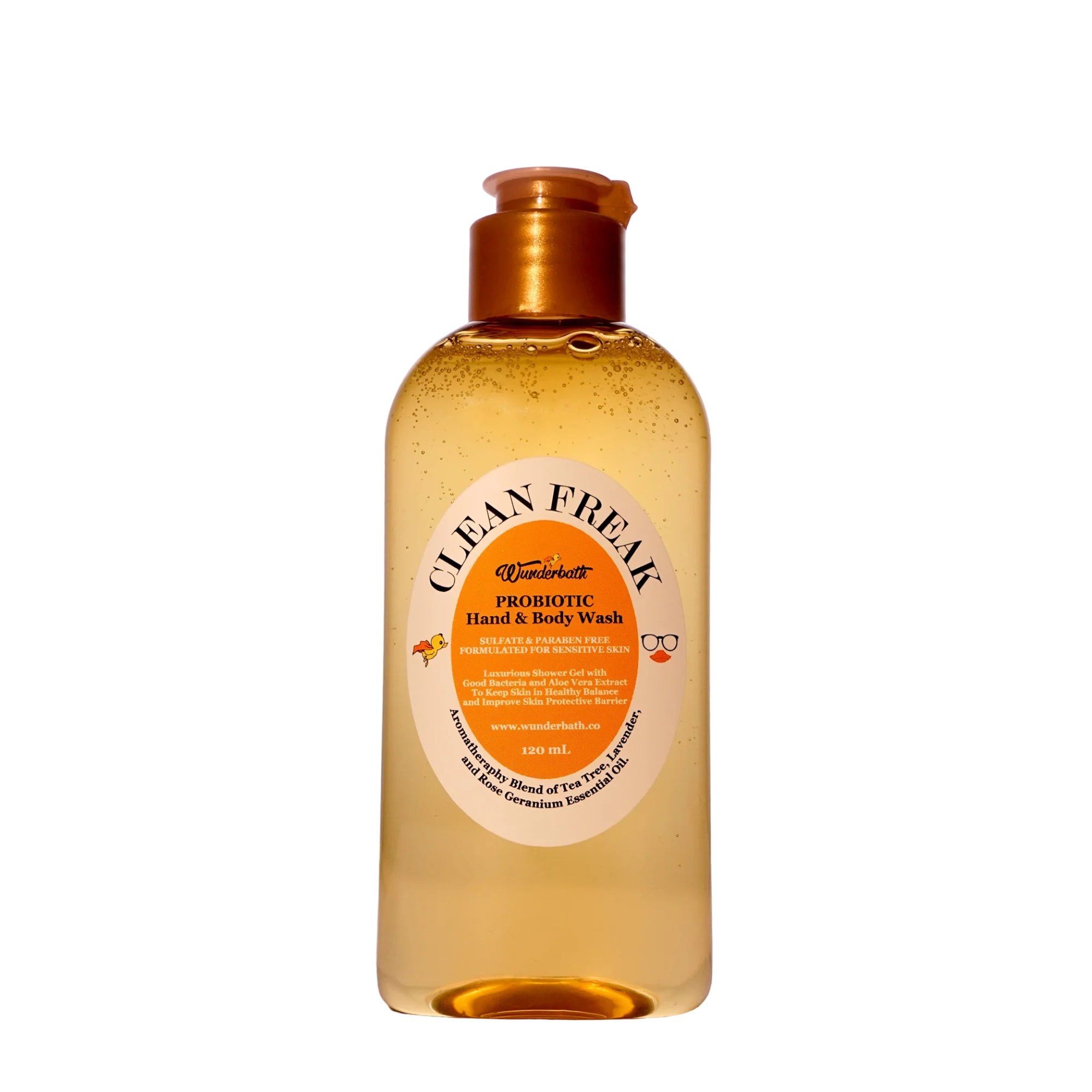 WUNDERBATH Clean Freak Probiotic Soap Gel (120ml)