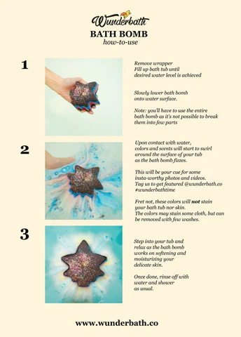 WUNDERBATH Rosé Ma Bath Bomb