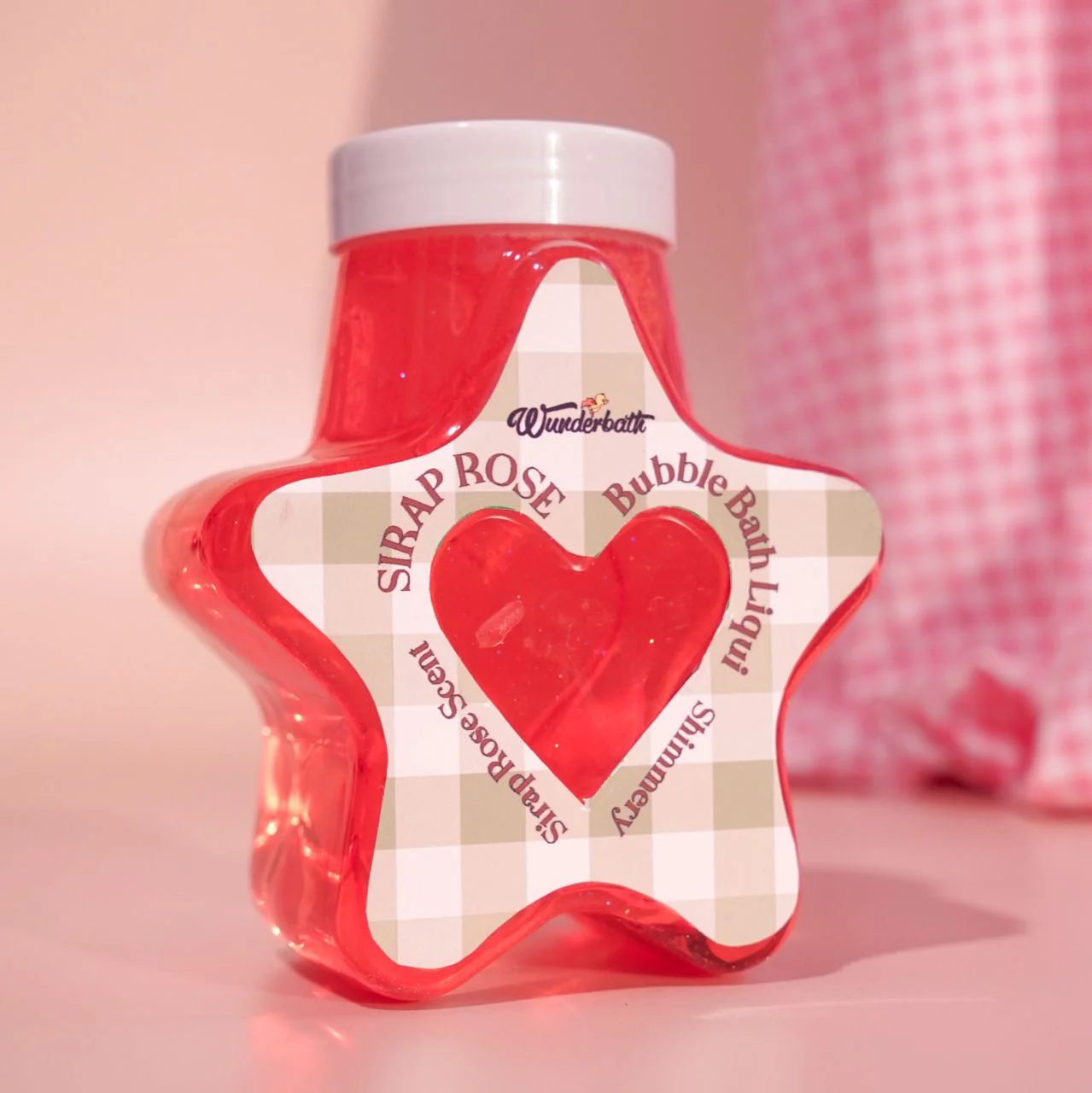 WUNDERBATH Sirap Rose Bubble Bath Liquid