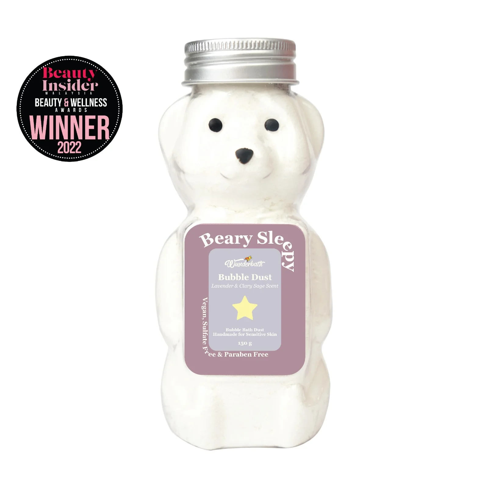 WUNDERBATH Beary Sleepy Bubble Bath Dust